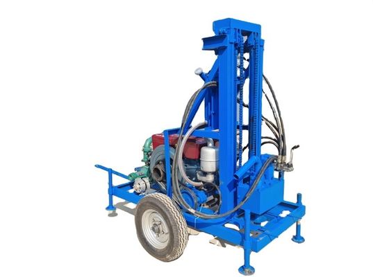 200m 450rpm Draagbare Hydraulische Waterput die Rig For House Yard boren