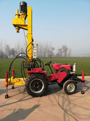 36Hp de tractor zette 150m goed Boringsmachine met Dieselmotor op