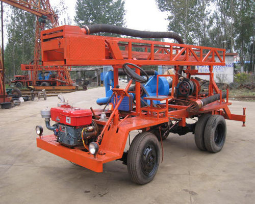 Opgezette het Waterput die van 20kw 300m Tractor Rig Self Propelled boren